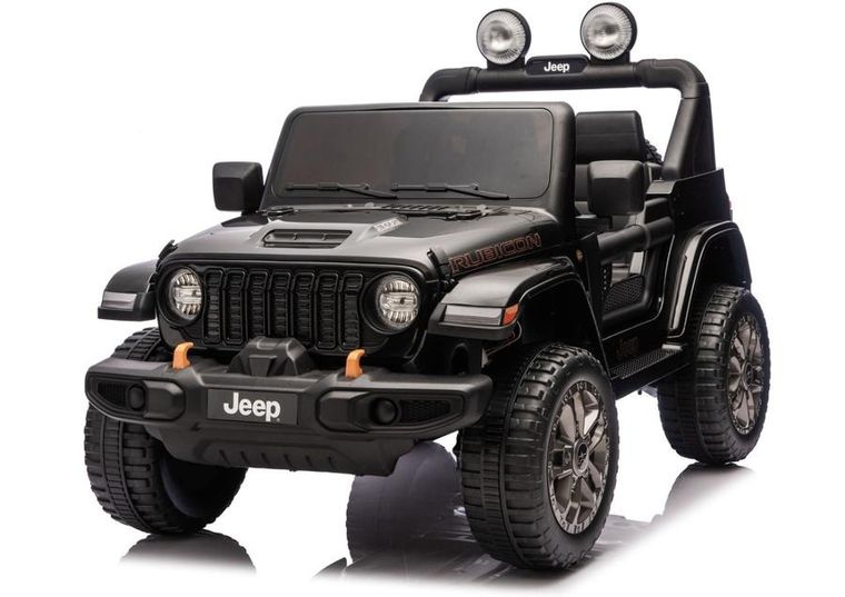 Lean Cars, Jeep Rubicon, pojazd na akumulator 4-4, DK-JWR556 4-200W 24V, czarny