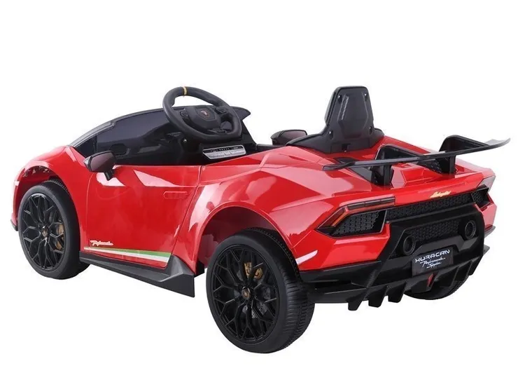 Lean Cars, Lamborghini Huracan, pojazd na akumulator, czerwony