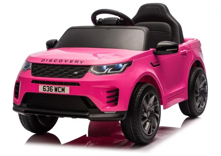 Lean Cars, Land Rover Discovery, pojazd na akumulator, DLS-K06, różowy