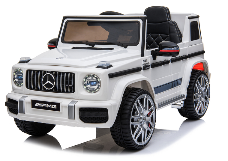 Lean Cars, Mercedes-Benz G63, pojazd na akumulator, biały BBH-0003