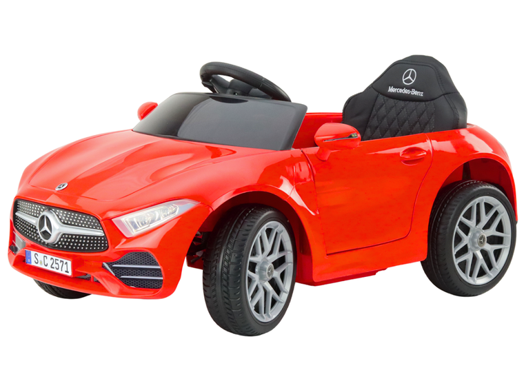 Lean Cars, Mercedes, pojazd na akumulator, KL-1666-1, czerwony