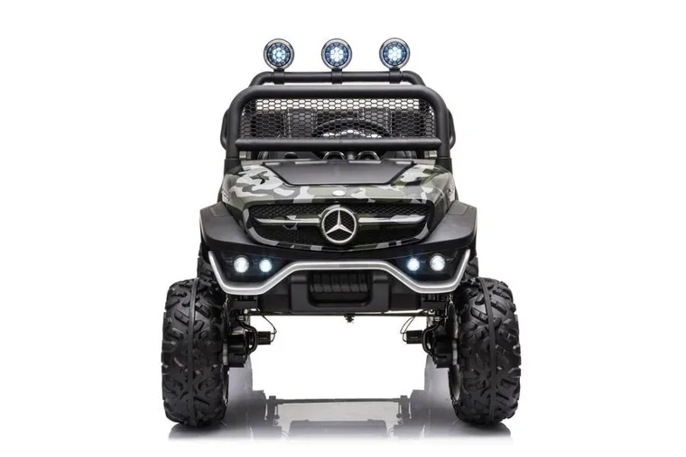 Lean Cars, Mercedes Unimog S, pojazd na akumulator, moro lakierowany