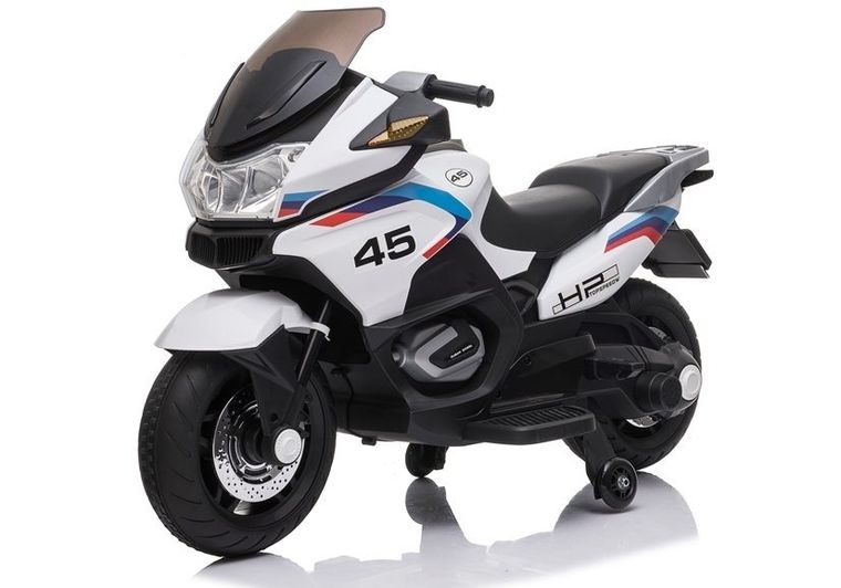 Lean Cars, motor, pojazd na akumulator, XMX609, biały