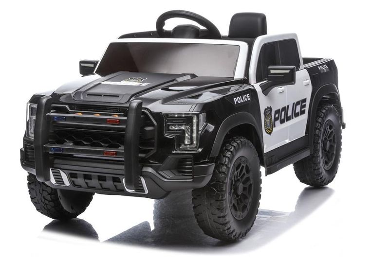 Lean Cars, policja, pojazd na akumulator 4-4, P5, 12V7Ah, czarny