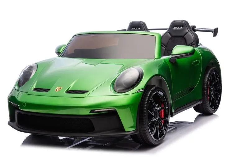 Lean Cars, Porsche GT3, pojazd na akumulator, DK-P911, zielony lakierowany