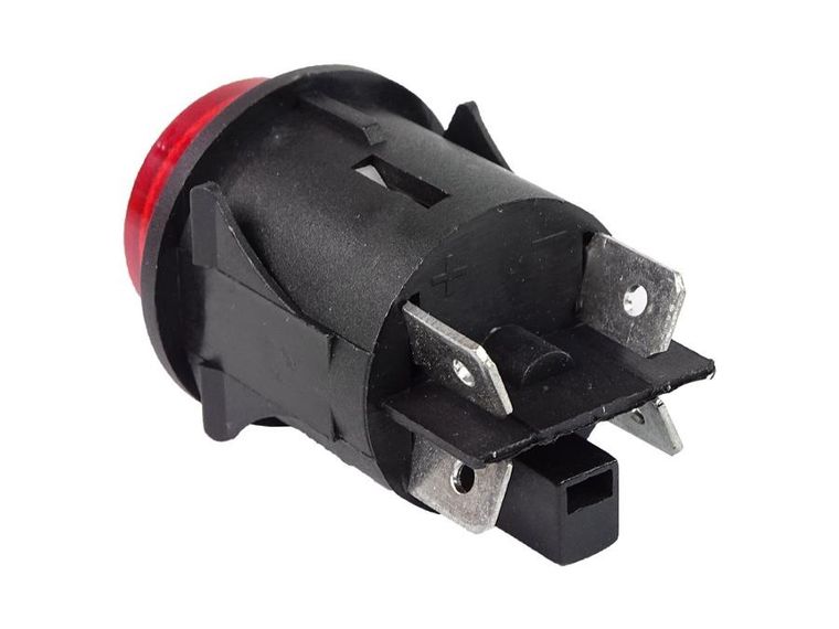 Lean Cars, przycisk włącznik on/off do auta na akumulator 4 pin