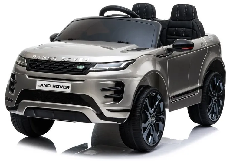 Lean Cars, Range Rover Evoque, pojazd na akumulator, srebrny, lakierowany
