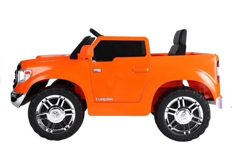 Lean Cars, Toyota Tundra, pojazd na akumulator, pomarańczowy lakierowany