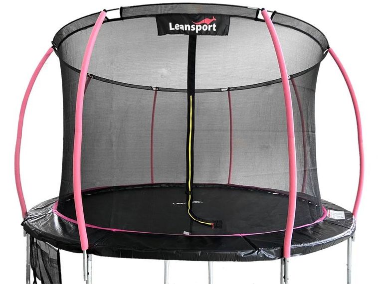 Lean Sport, Max, trampolina, 16ft, czarno-różowa