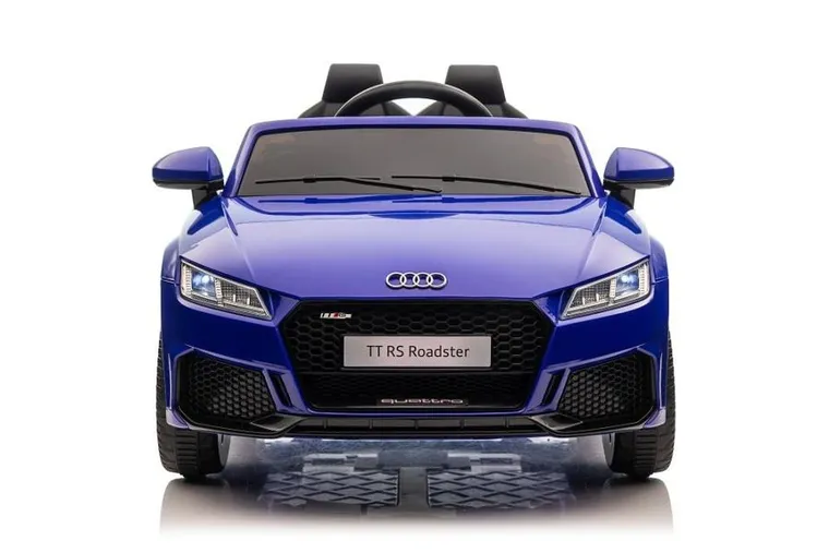 Lean Toys, Audi TT RS, pojazd na akumulator, ciemny niebieski
