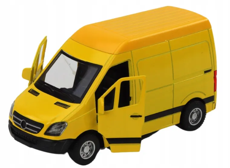 Lean Toys, autko dostawcze, 1:32, z dźwiękiem i światłem