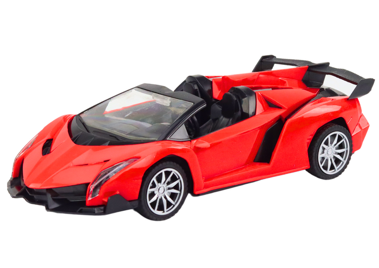 Lean Toys, auto sportowe, pojazd zdalnie sterowany, 1:18 czerwony