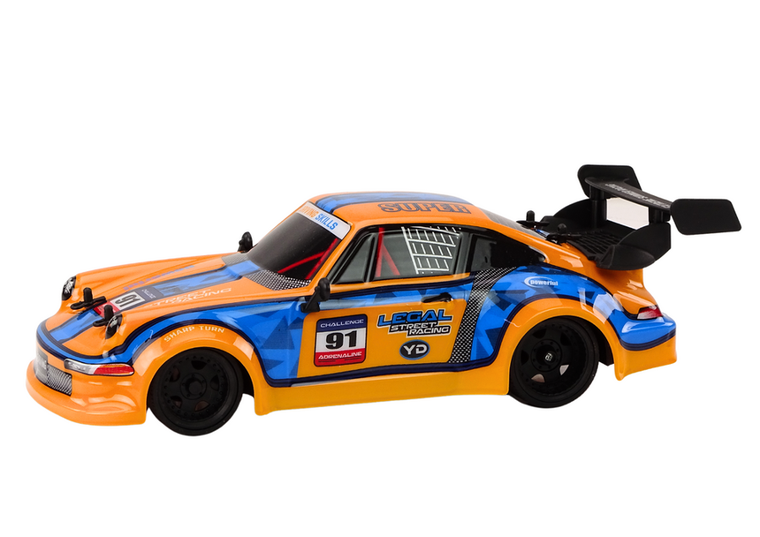 Lean Toys, auto sportowe, pojazd zdalnie sterowany, pomarańczowy, 1:16