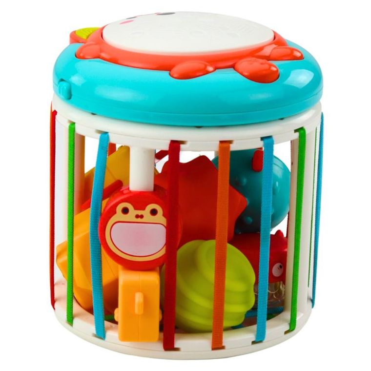 Lean Toys, bębenek ze światłem i dźwiękiem, sorter