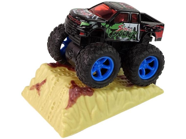 Lean Toys, BigFoot Die-Cast, pojazd z napędem i rampą, 1 szt.