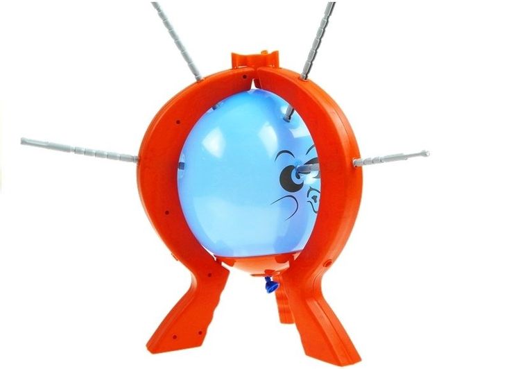 Lean Toys, Boom Boom Balloon, Pękające balony, gra familijna, 10 balonów