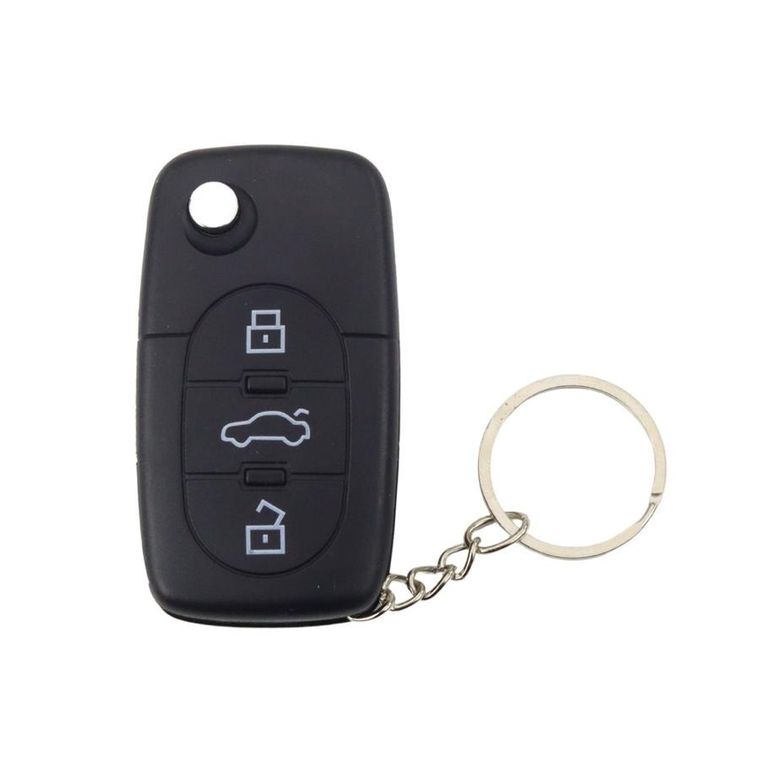 Lean Toys, brelok, pilot samochodowy, Latarka LED, razi prądem, 2w1, 1 szt.