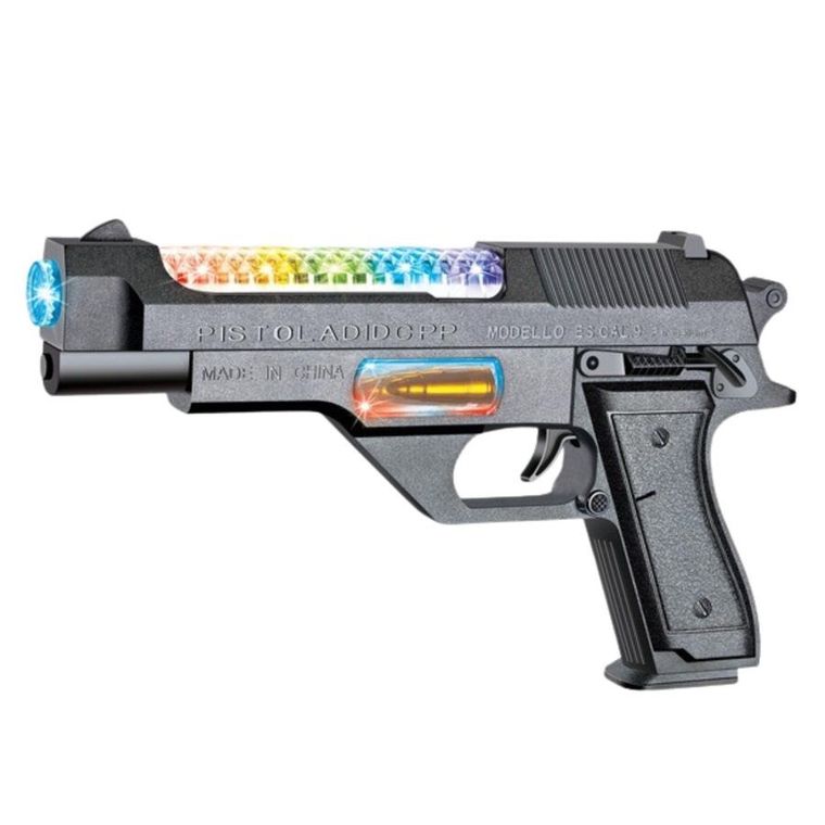 Lean Toys, broń pistolet interaktywny, 24 cm