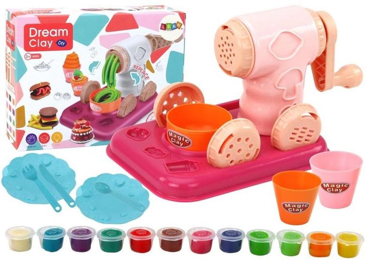 Lean Toys, ciastolina, maszynka z akcesoriami