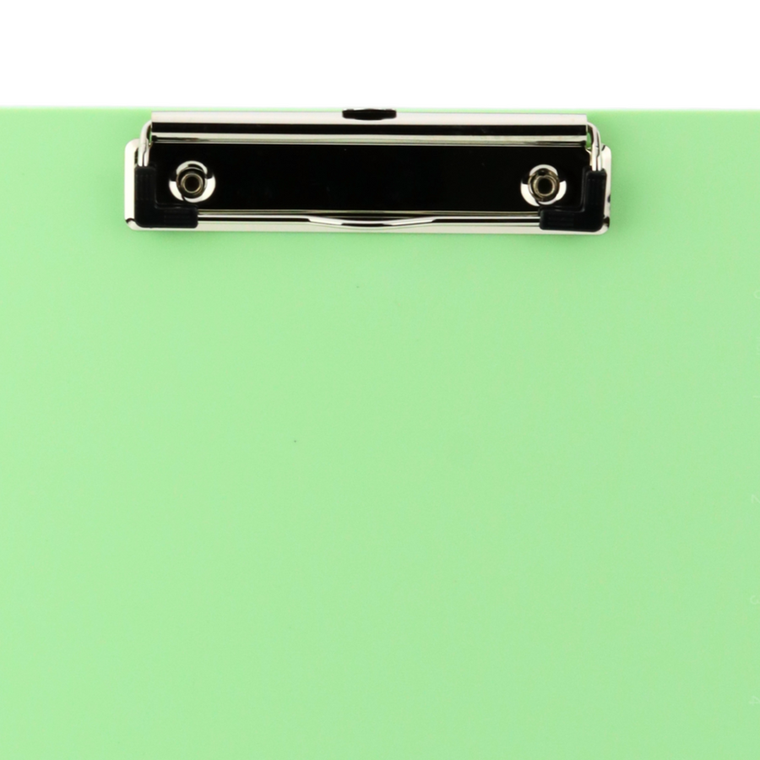 Lean Toys, deska z klipem A4, do pisania plastikowa, zielona