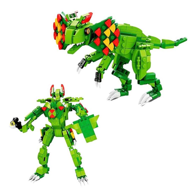 Lean Toys, dinozaur dilofozaur, klocki konstrukcyjne, 269 elementów