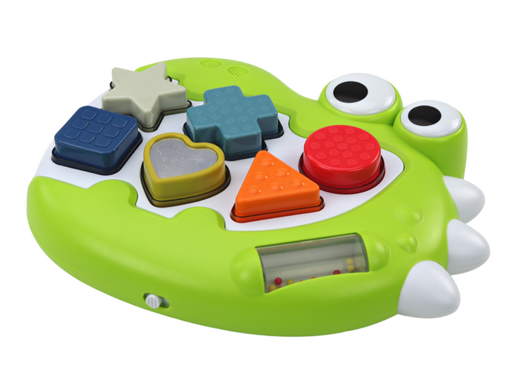 Lean Toys, dinozaur grający, sorter