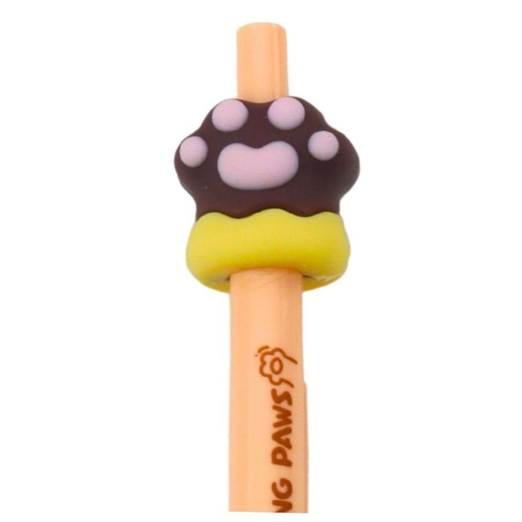 Lean Toys, długopis żelowy, kocia łapka, niebieski, 15 cm, 0.5 mm, 1 szt.