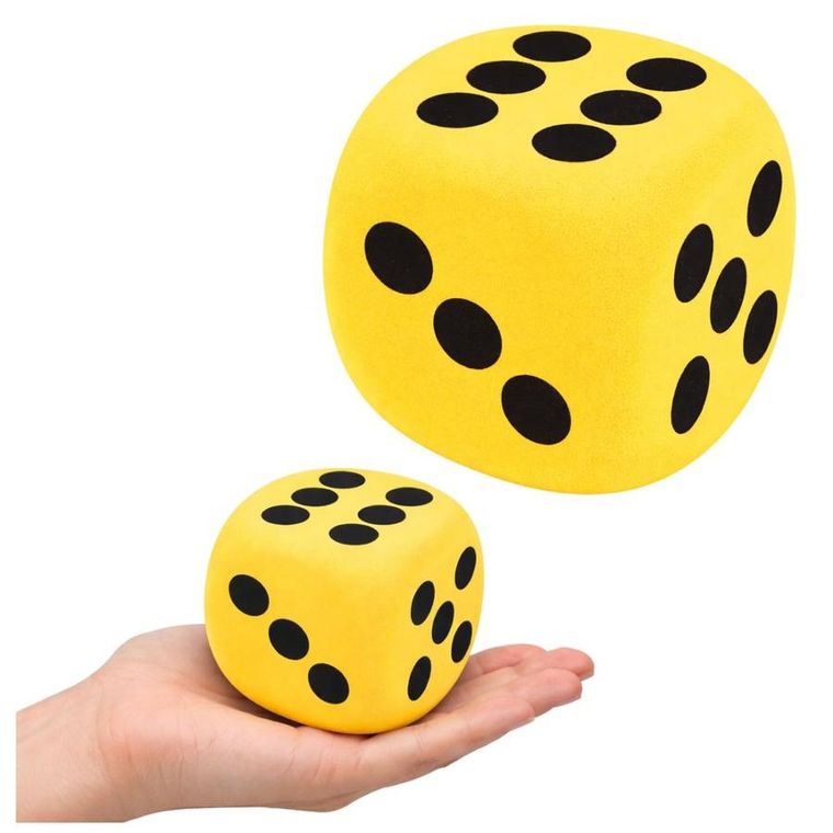 Lean Toys, duża kość piankowa, 8 cm, 1 szt.