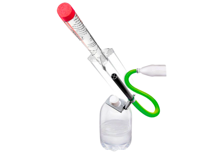 Lean Toys, Ekologiczna rakieta na sprężone powietrze, 23 elementy