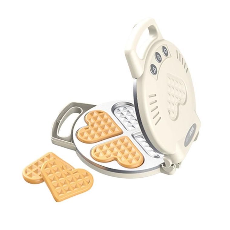 Lean Toys, gofrownica z zestawem do pizzy, przekąski imprezowe, 23 elementy