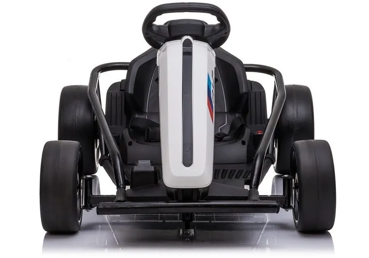 Lean Toys, Gokart Drift, pojazd na akumulator, biały