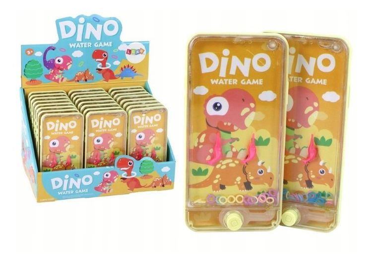 Lean Toys, gra zręcznościowa, dinozaur, żółta