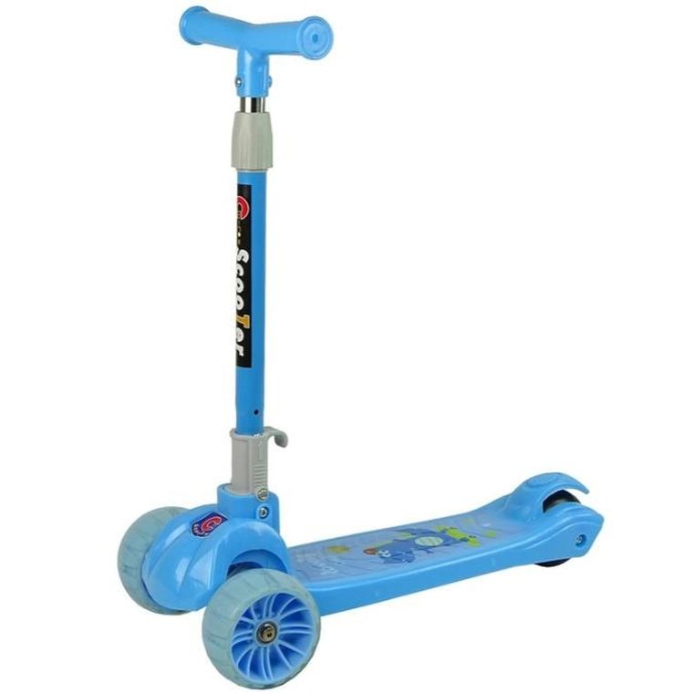 Lean Toys, hulajnoga 3-kołowa, balansowa, krokodyl