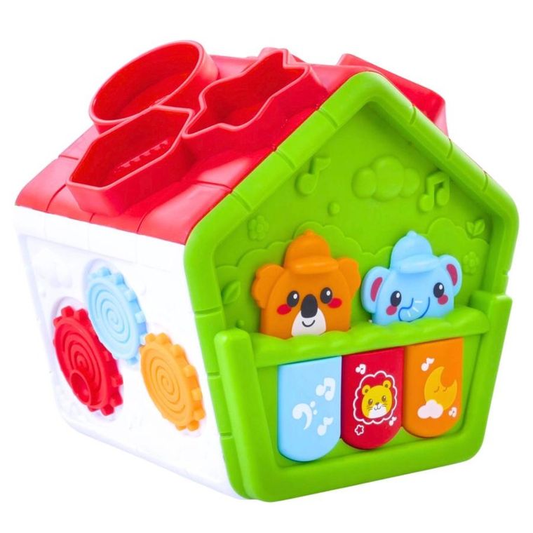 Lean Toys, interaktywny domek edukacyjny, sorter