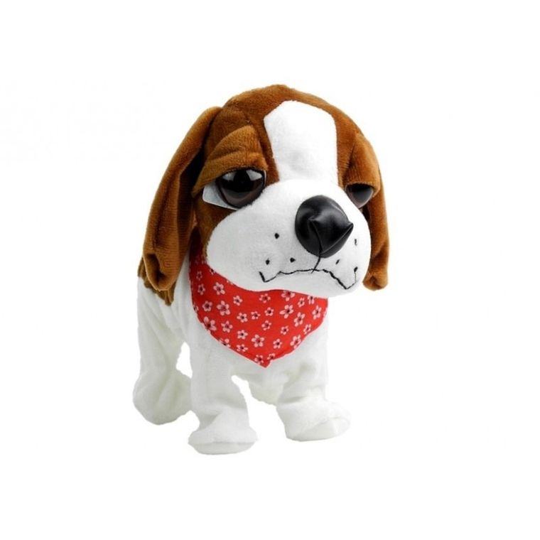 Lean Toys, interaktywny piesek w chustce