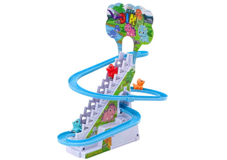 Lean Toys, interkatywny tor, zjeżdżalnia dla dinozaurów