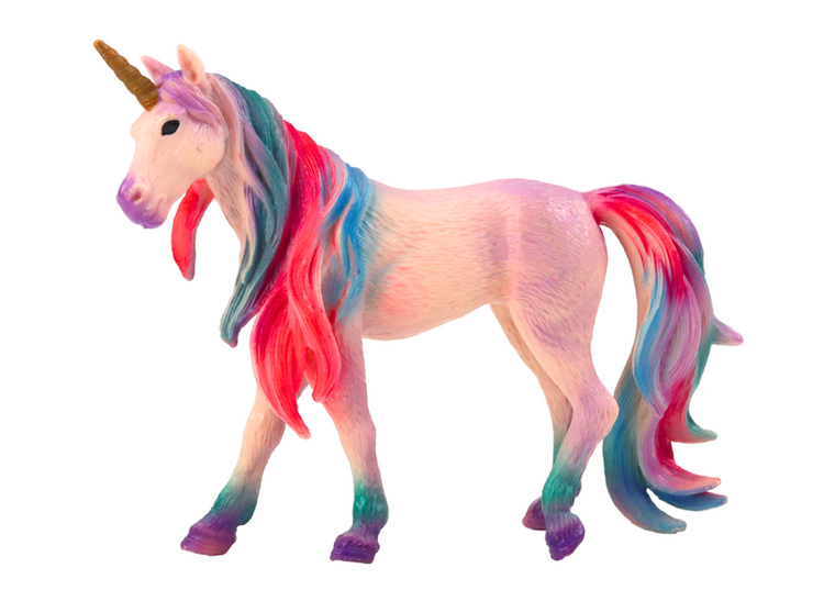 Lean Toys, jednorożec, figurka kolekcjonerska, fioletowy, 11 cm