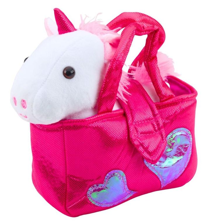 Lean Toys, jednorożec, maskotka w torebce, 25 cm