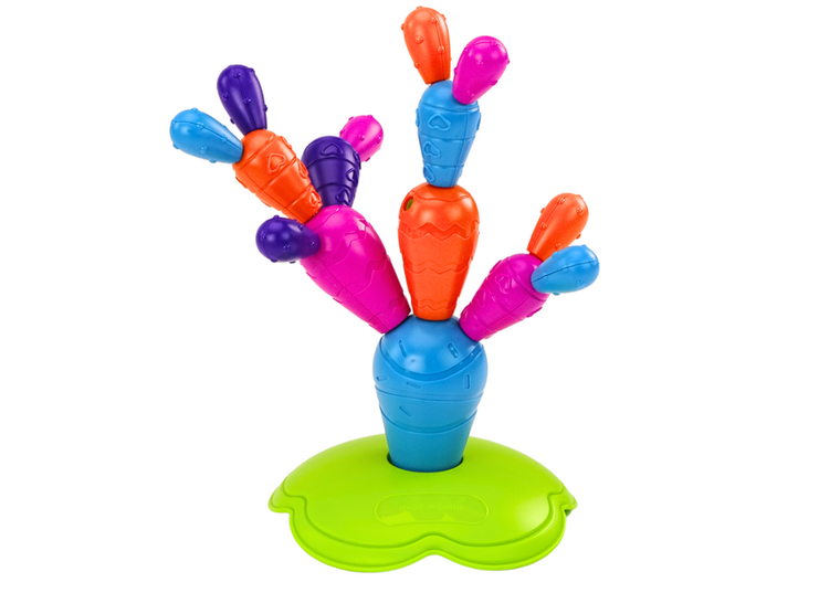 Lean Toys, kaktus, klocki konstrukcyjne, 16 elementów