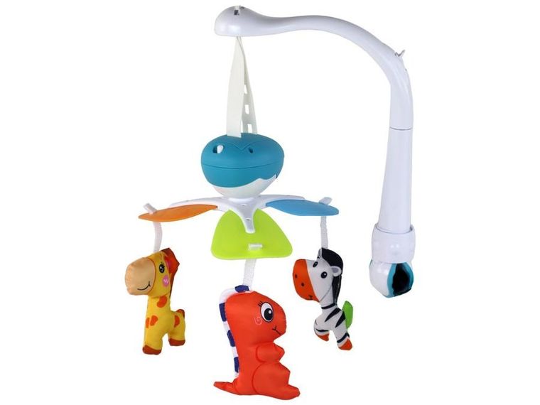 Lean Toys, karuzela do łóżeczka, niebieska