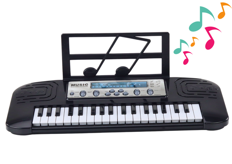 Lean Toys, keyboard z mikrofonem, 37 klawiszy