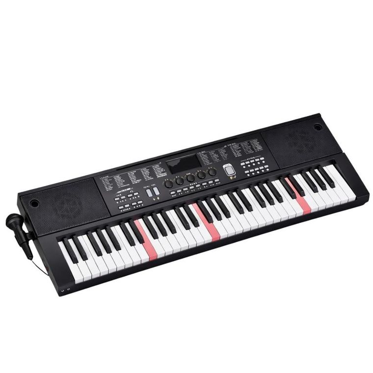 Lean Toys, keyboard z mikrofonem, 61 klawiszy
