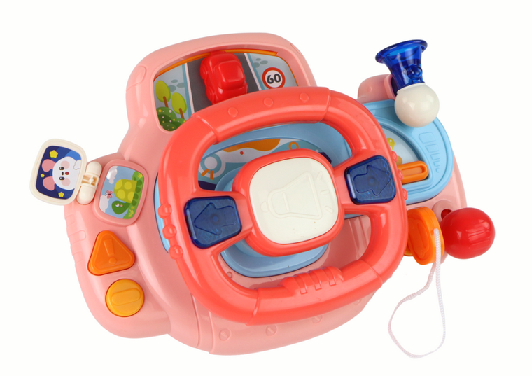Lean Toys, kierownica, zabawka interaktywna
