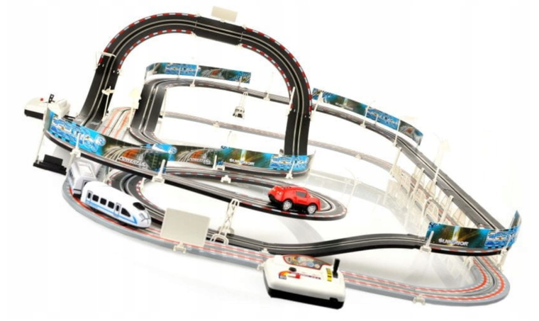 Lean Toys, kolejka elektryczna, 2w1, 20 km/h