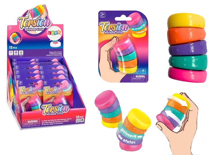 Lean Toys, kółka rotacyjne, zabawka sensoryczna