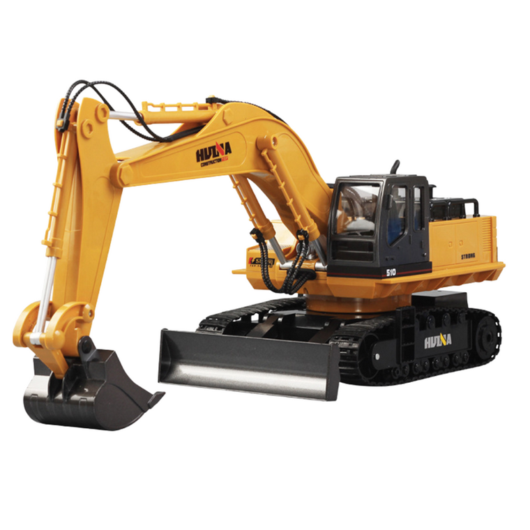 Lean Toys, koparka gąsienicowa obrotowa, pojazd zdalnie sterowany, 1:16