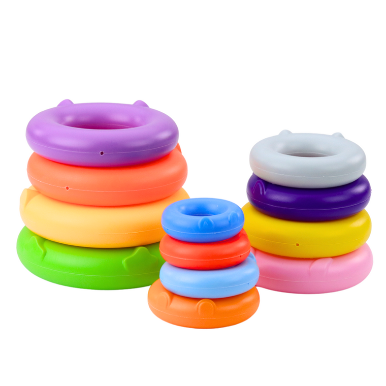 Lean Toys, kot, piramida sensoryczna, 41-15,5-15,5 cm