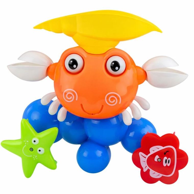 Lean Toys, krab, fontanna, zabawka do kąpieli