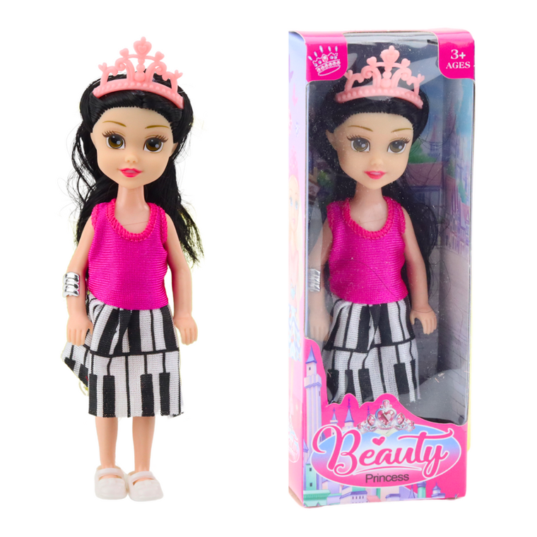 Lean Toys, księżniczki, laleczka mini, 14 cm, 1 szt.