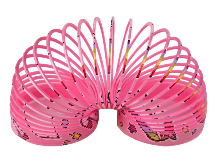 Lean Toys, kultowa sprężyna, relaksacyjna, jednorożec, jasnoróżowa, 6 cm
